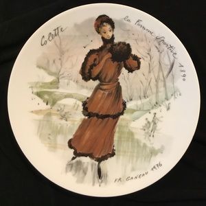D’Arceau Limoges Les Femmes Du Siecle Colette La Femme Sportive Plate Bradford